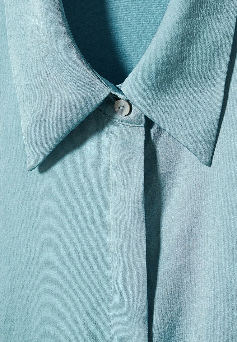 Mango Satin Finish Flowy Shirt 8 Mango Satin Finish Flowy Shirt - Image 6