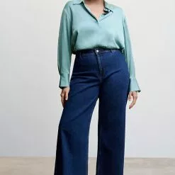 Mango Satin Finish Flowy Shirt 16 Mango Satin Finish Flowy Shirt -Mango popular store mango 5945 3026936 7