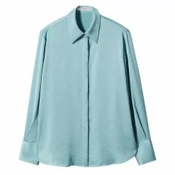 Mango Satin Finish Flowy Shirt 17 Mango Satin Finish Flowy Shirt -Mango popular store mango 5945 3026936 8