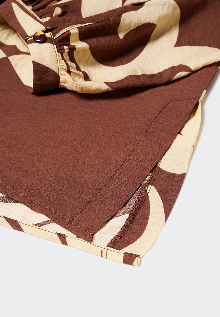 Mango Bow Printed Blouse 5 Mango Bow Printed Blouse - Image 3