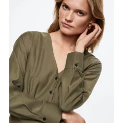 Mango Flowy Bow Dress -Mango popular store mango 5959 5197526 4