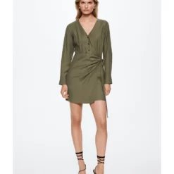 Mango Flowy Bow Dress -Mango popular store mango 5959 5197526 5