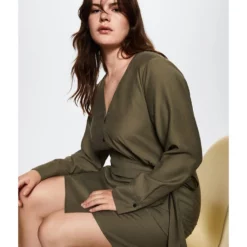 Mango Flowy Bow Dress -Mango popular store mango 5959 5197526 6