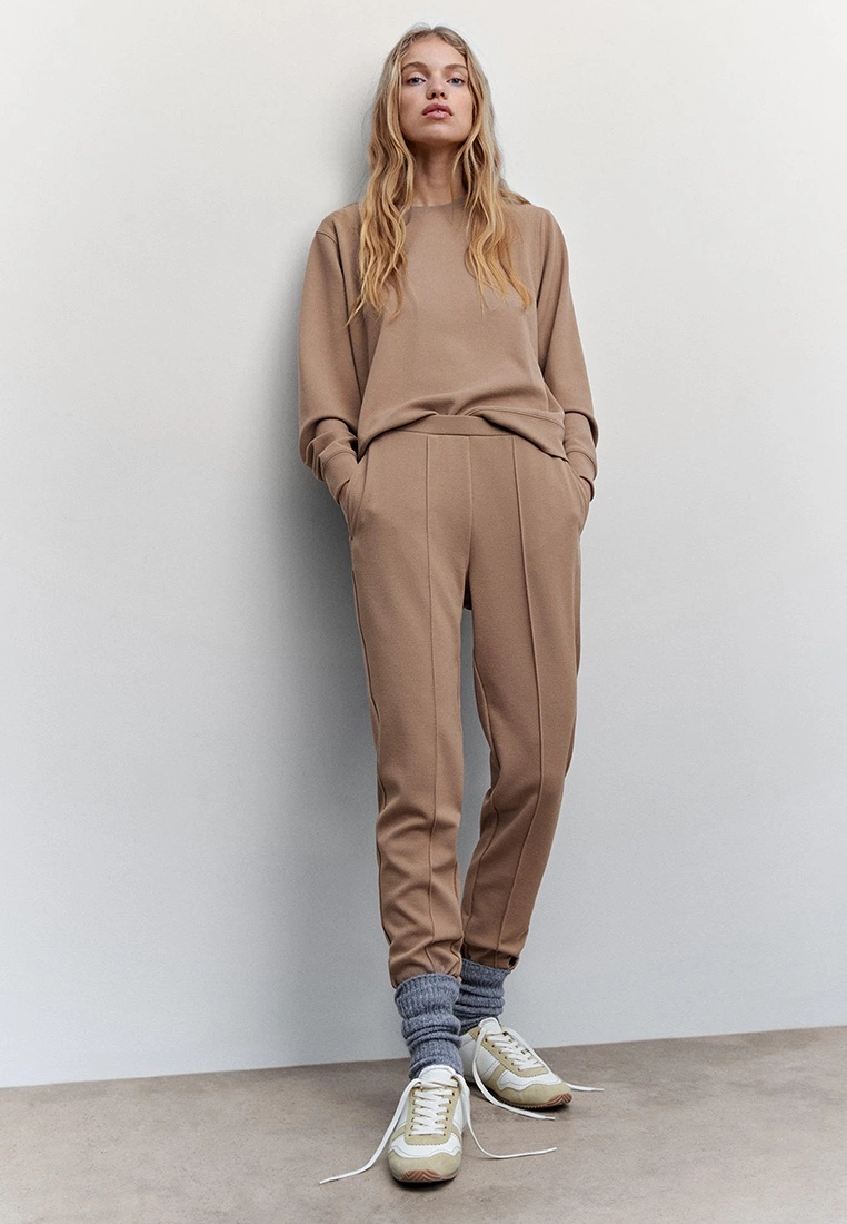 Mango Pique Jogger Pants 6 Mango Pique Jogger Pants - Image 4