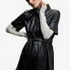 Mango Faux-Leather Shirt Dress 2 Mango Faux-Leather Shirt Dress -Mango popular store mango 5967 4948046 1