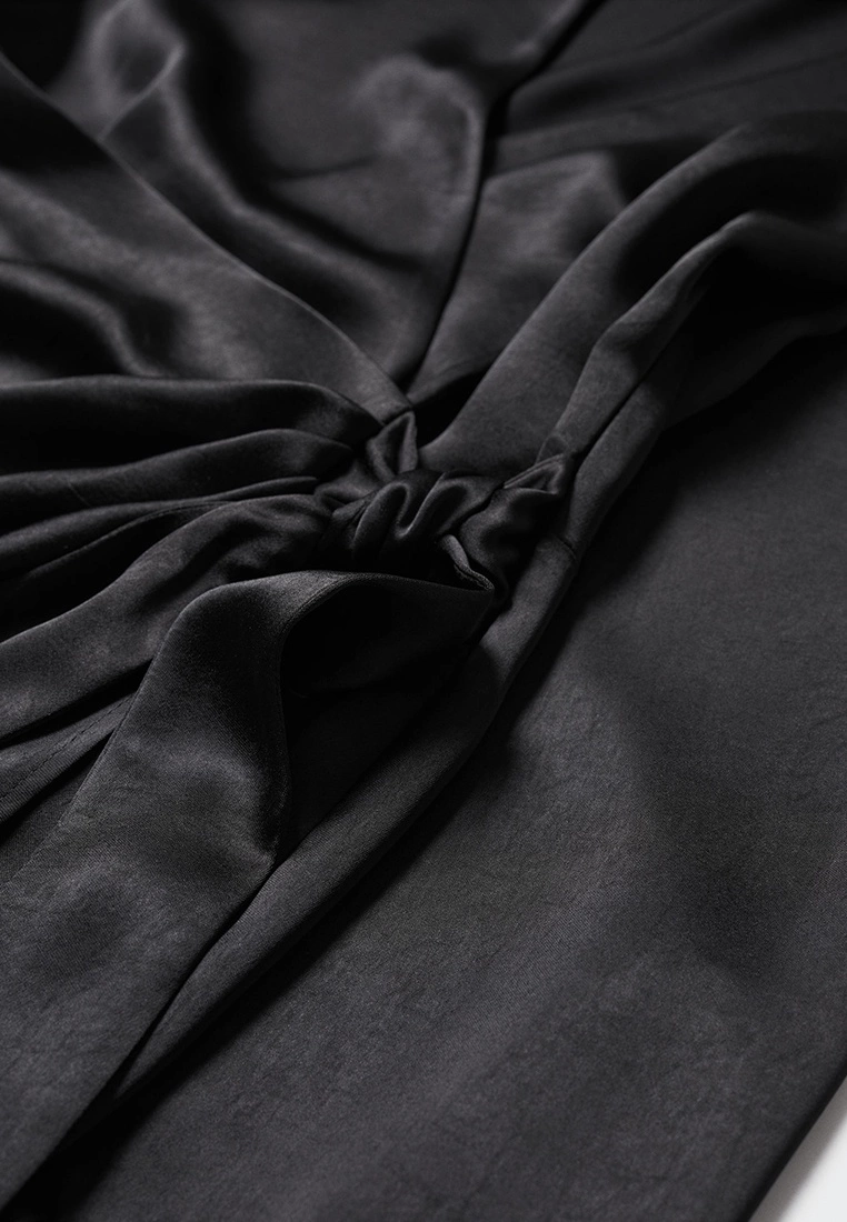 Mango Satin Tie Dress 8 Mango Satin Tie Dress - Image 6