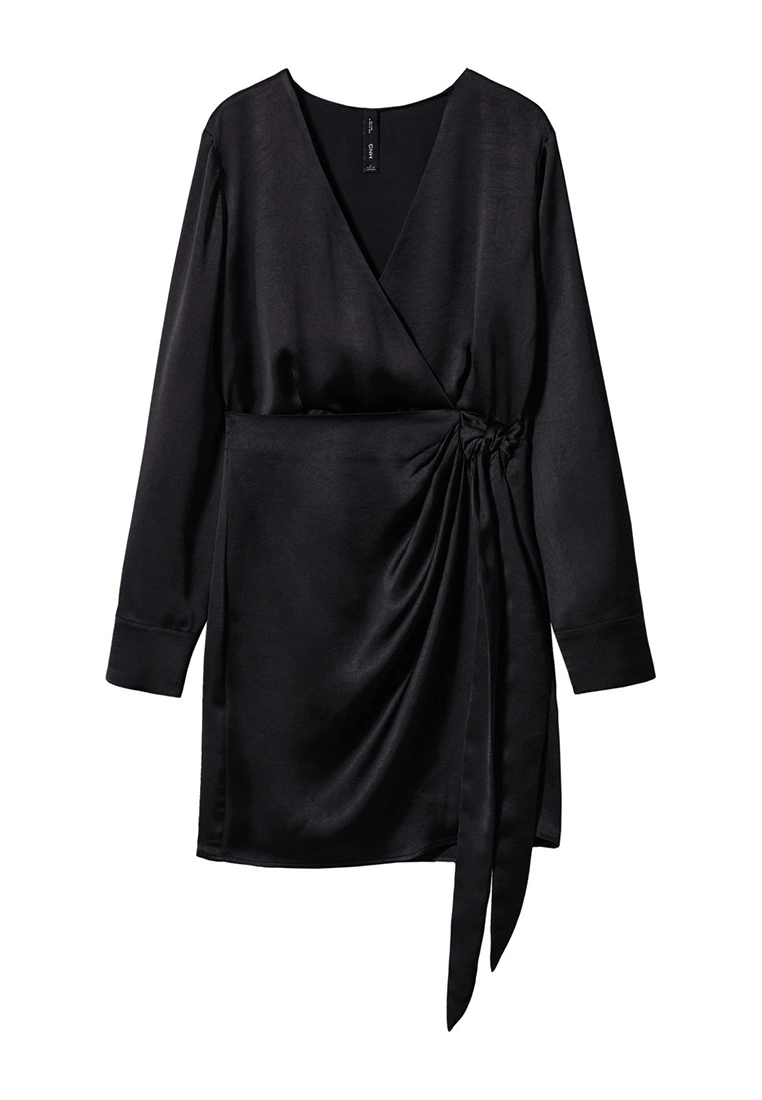 Mango Satin Tie Dress 9 Mango Satin Tie Dress - Image 7