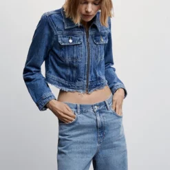 Mango High-Waist Wide Leg Jeans -Mango popular store mango 5970 1988046 6