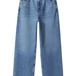 Mango High-Waist Wide Leg Jeans -Mango popular store mango 5970 1988046 8