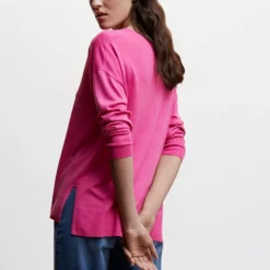 Mango V-Neck Pullover With Slits -Mango popular store mango 5972 1929046 3