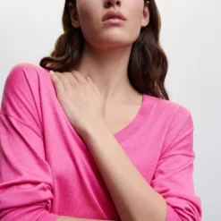 Mango V-Neck Pullover With Slits -Mango popular store mango 5972 1929046 4