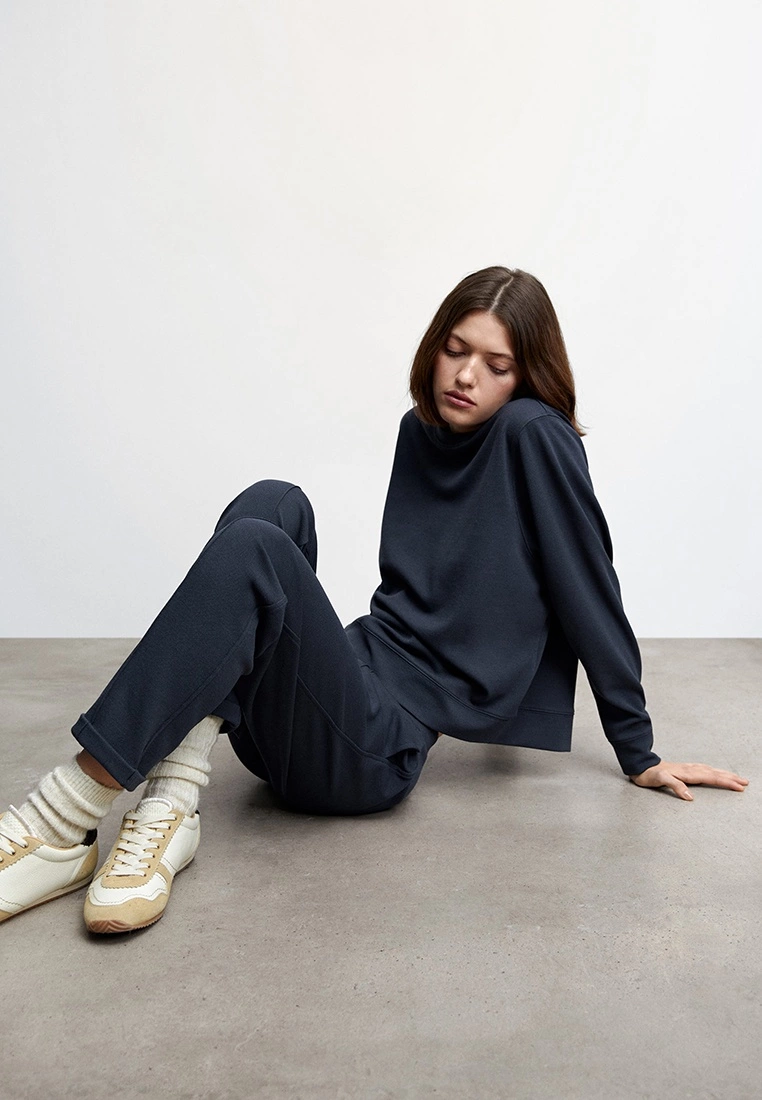 Mango Pique Jogger Pants 6 Mango Pique Jogger Pants - Image 4