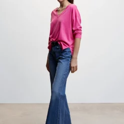 Mango V-Neck Pullover With Slits -Mango popular store mango 5973 1929046 6