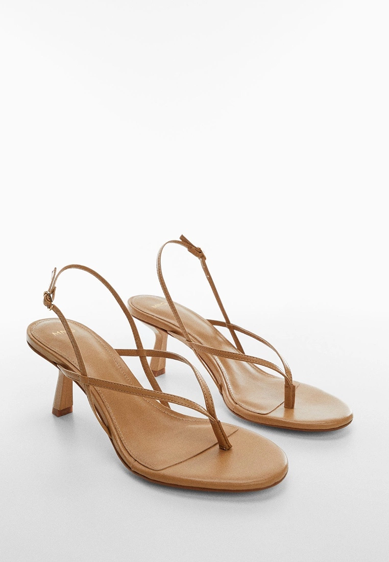 Mango Straps Heel Leather Sandals 4 Mango Straps Heel Leather Sandals - Image 2