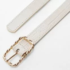 Mango Embossed Buckle Belt -Mango popular store mango 5976 0838046 2