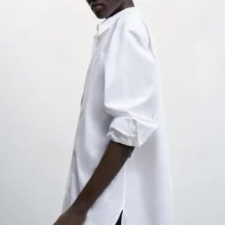 Mango Cotton Long Shirt -Mango popular store mango 5976 5225936 4