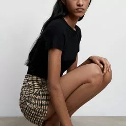 Mango Tweed Mini Skirt 14 Mango Tweed Mini Skirt -Mango popular store mango 5979 9629046 6