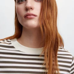 Mango Striped 100% Cotton T-Shirt 13 Mango Striped 100% Cotton T-Shirt -Mango popular store mango 5980 2048046 4