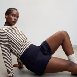 Mango Striped 100% Cotton T-Shirt 15 Mango Striped 100% Cotton T-Shirt -Mango popular store mango 5981 2048046 6