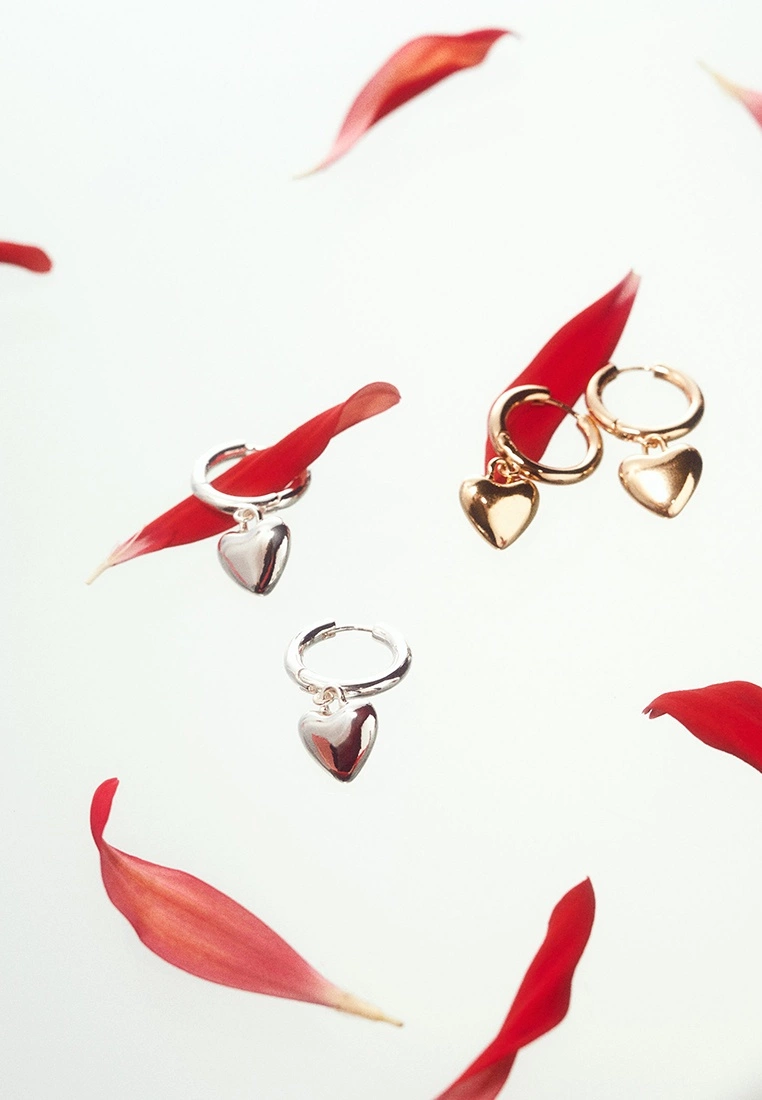 Mango Heart-Shape Earrings 5 Mango Heart-Shape Earrings - Image 3