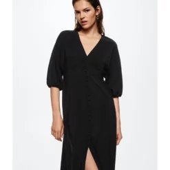 Mango Buttoned Midi Dress -Mango popular store mango 5986 2097526 6