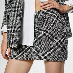 Mango Check Tweed Skirt 11 Mango Check Tweed Skirt -Mango popular store mango 5989 1870036 3