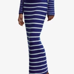 Mango Striped Knitted Skirt