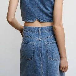 Mango Denim Long Skirt 13 Mango Denim Long Skirt -Mango popular store mango 5994 5459046 4