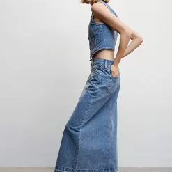 Mango Denim Long Skirt 14 Mango Denim Long Skirt -Mango popular store mango 5995 5459046 5