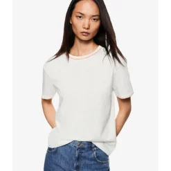 Mango Embroidered Cotton T-Shirt