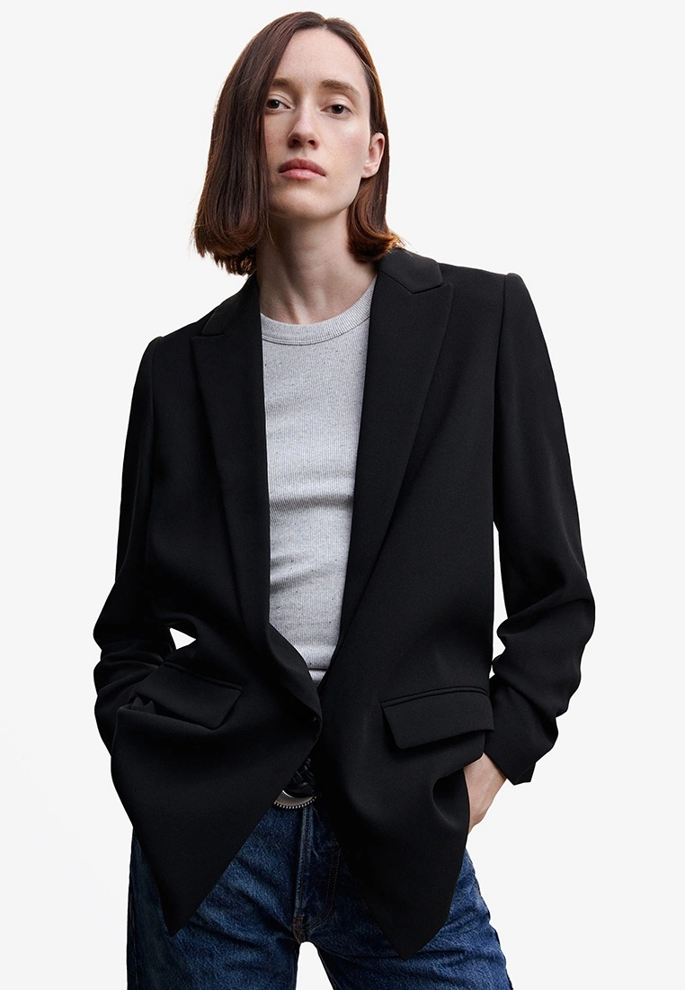 Mango Flowy Suit Blazer 3 Mango Flowy Suit Blazer