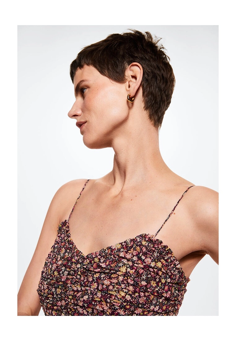 Mango Lurex Floral Dress 6 Mango Lurex Floral Dress - Image 4