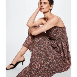 Mango Lurex Floral Dress 12 Mango Lurex Floral Dress -Mango popular store mango 6002 9748526 5