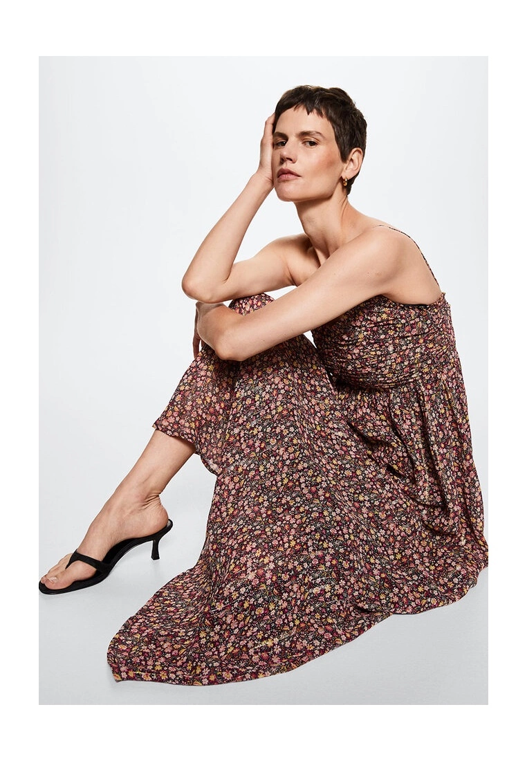 Mango Lurex Floral Dress 7 Mango Lurex Floral Dress - Image 5