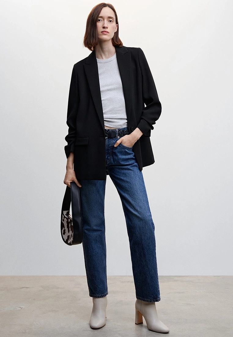 Mango Flowy Suit Blazer 8 Mango Flowy Suit Blazer - Image 6