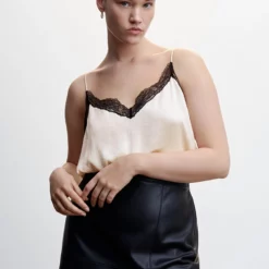 Mango Lace Top -Mango popular store mango 6017 2938046 2