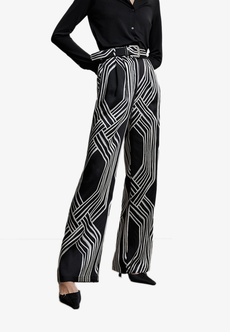 Mango Printed Culotte Trousers 3 Mango Printed Culotte Trousers