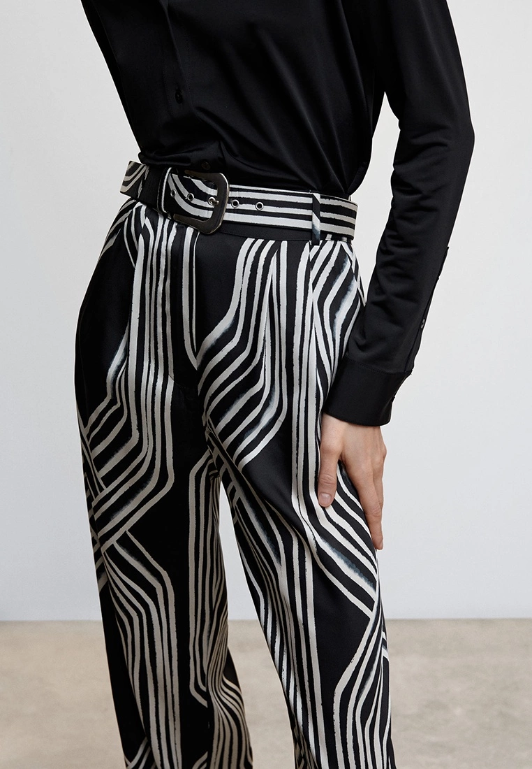 Mango Printed Culotte Trousers 5 Mango Printed Culotte Trousers - Image 3