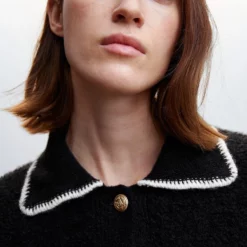 Mango Contrast Trims Cardigan 11 Mango Contrast Trims Cardigan -Mango popular store mango 6037 7848046 3