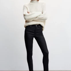 Mango Coated Skinny Push-Up Jeans -Mango popular store mango 6037 9225936 5