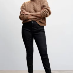 Mango Coated Skinny Push-Up Jeans -Mango popular store mango 6037 9225936 6