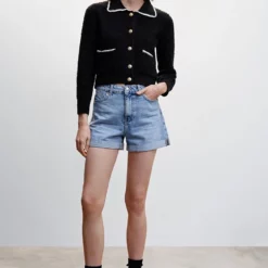 Mango Contrast Trims Cardigan 13 Mango Contrast Trims Cardigan -Mango popular store mango 6038 7848046 5