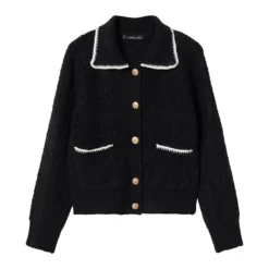 Mango Contrast Trims Cardigan 15 Mango Contrast Trims Cardigan -Mango popular store mango 6039 7848046 7