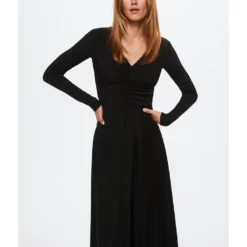Mango Ruched Detail Dress 14 Mango Ruched Detail Dress -Mango popular store mango 6040 8848526 5
