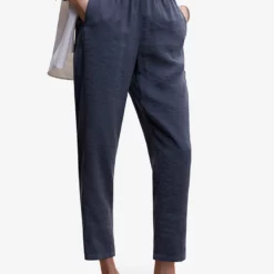 Mango Elastic Waist Modal Trousers