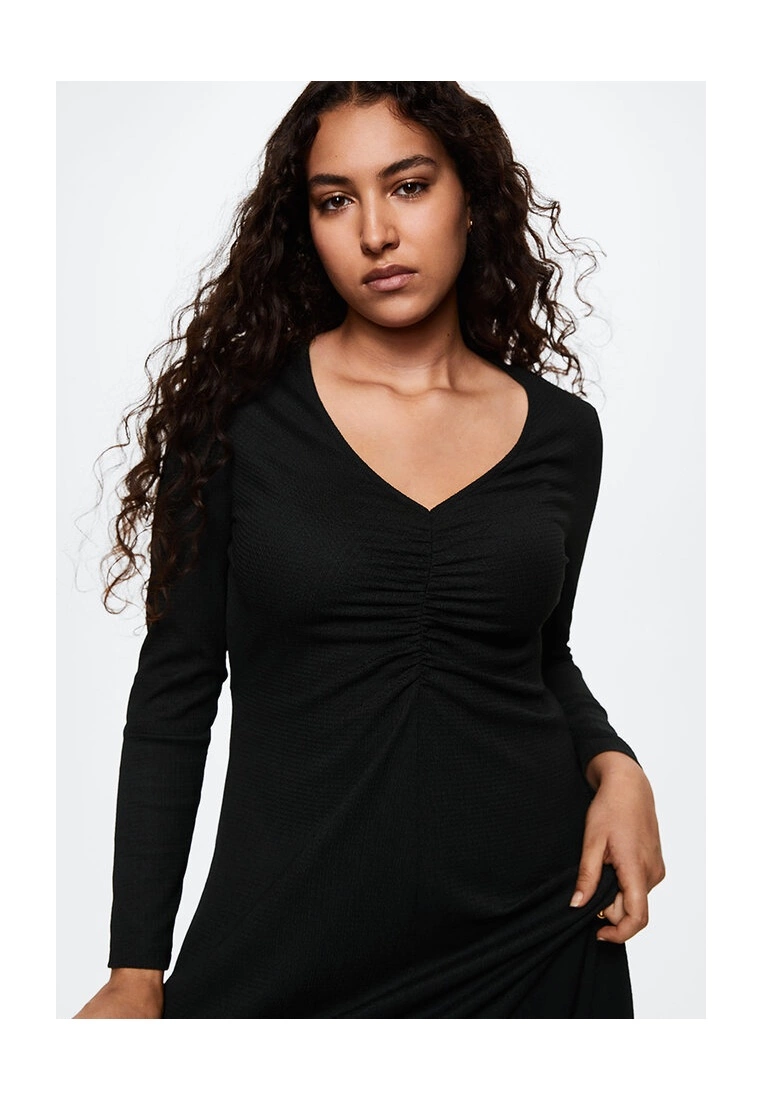 Mango Ruched Detail Dress 9 Mango Ruched Detail Dress - Image 7