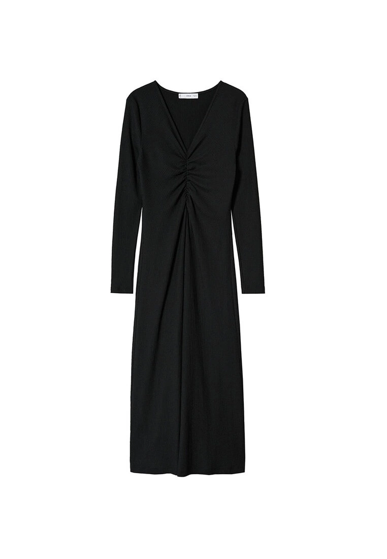 Mango Ruched Detail Dress 10 Mango Ruched Detail Dress - Image 8