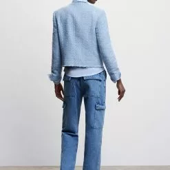 Mango Pocket Tweed Jacket 12 Mango Pocket Tweed Jacket -Mango popular store mango 6045 3429046 3