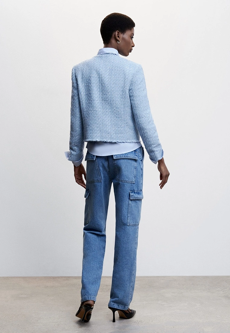 Mango Pocket Tweed Jacket 5 Mango Pocket Tweed Jacket - Image 3