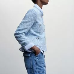 Mango Pocket Tweed Jacket 14 Mango Pocket Tweed Jacket -Mango popular store mango 6046 3429046 5